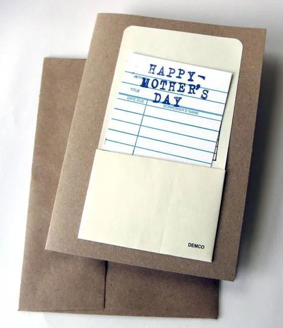 mother's day library card