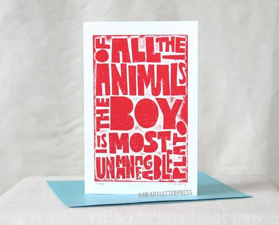 plato mother's day card