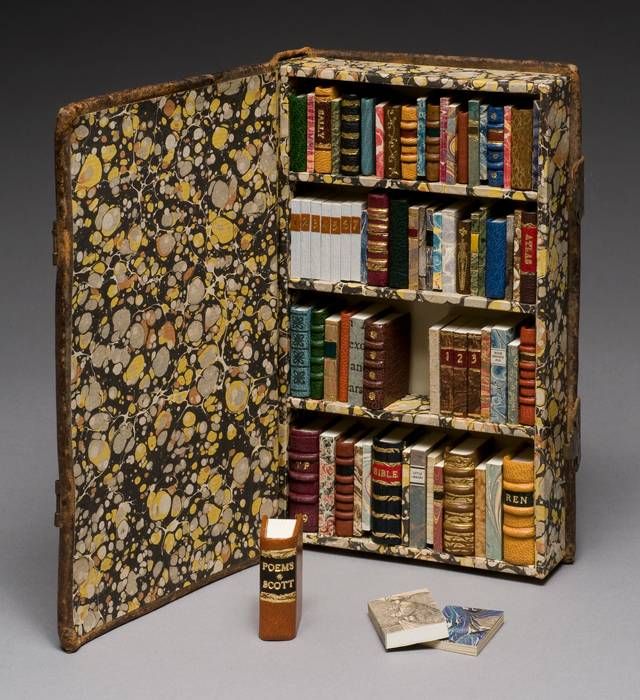 "Little Library" (2009), by Todd Pattison. Photo from the Guild of Bookworkers.