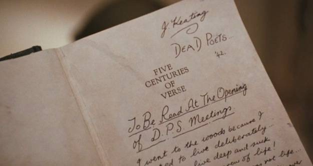 dead poets society book