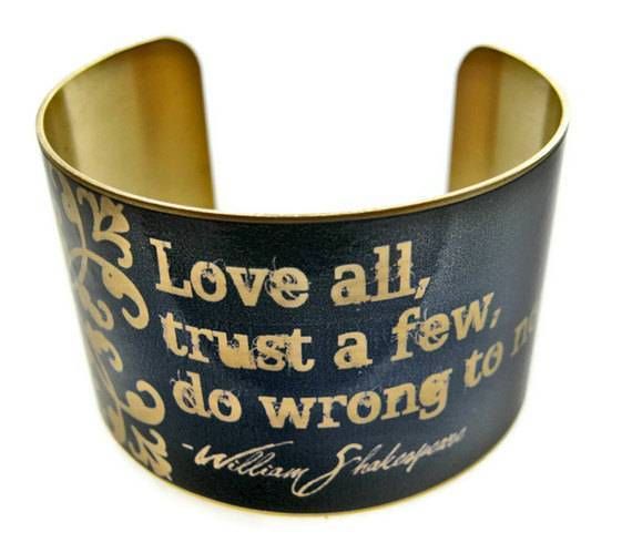 shakespeare cuff