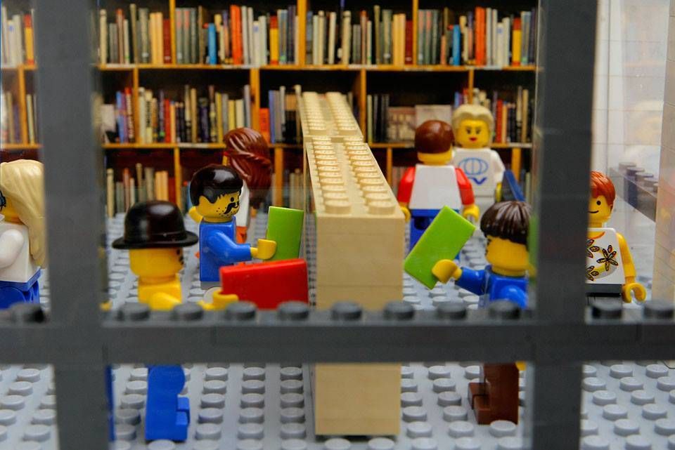 Lego Libraries And Bookstores