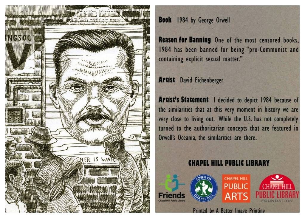 1984 Banned Books Card