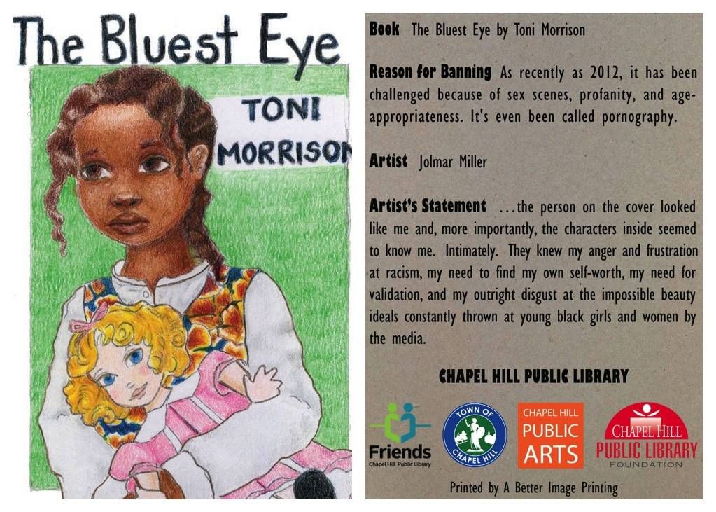 Bluest Eye Banned Book Trading Card