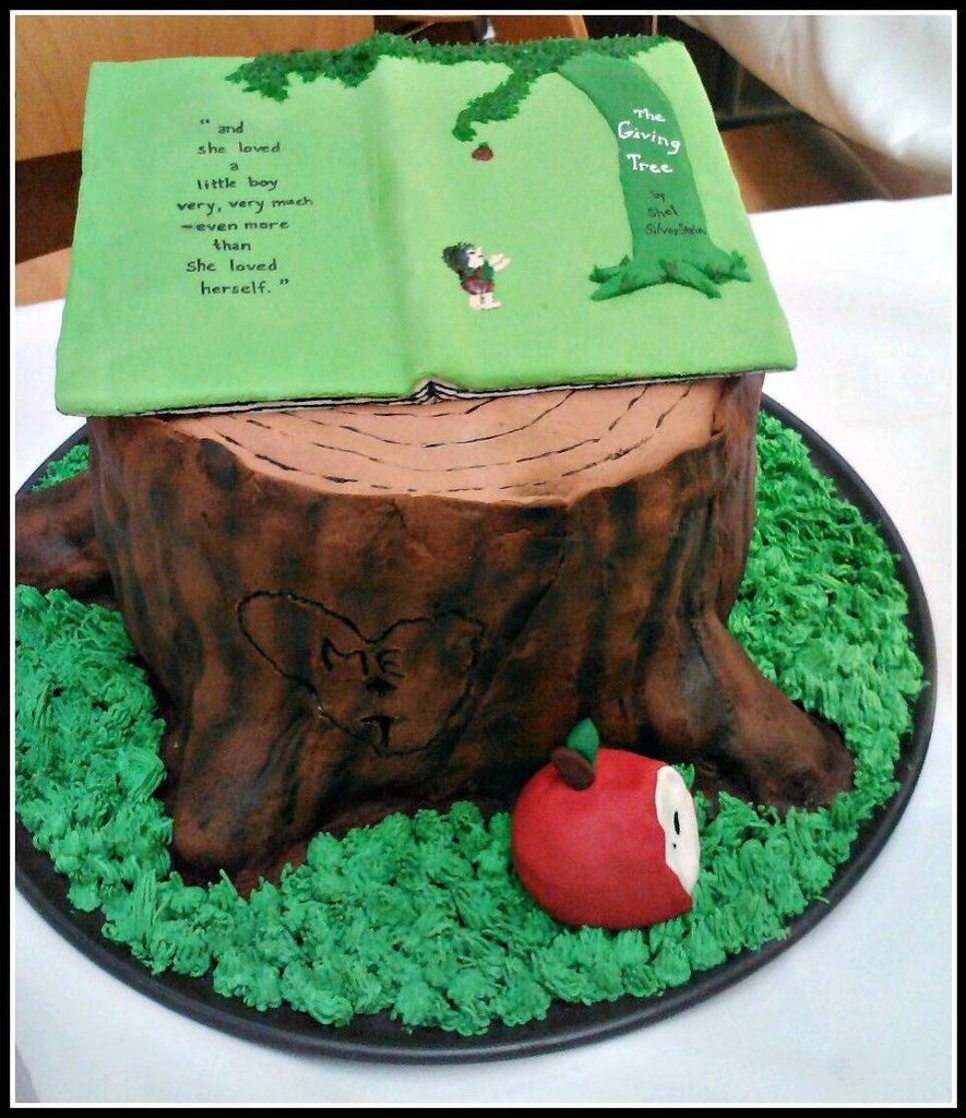 The Giving Tree wedding cake