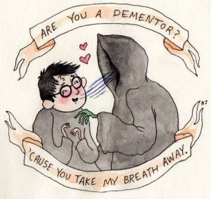 Harry Potter dementor valentine by Kjersti F