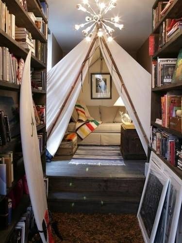 sofa reading nook