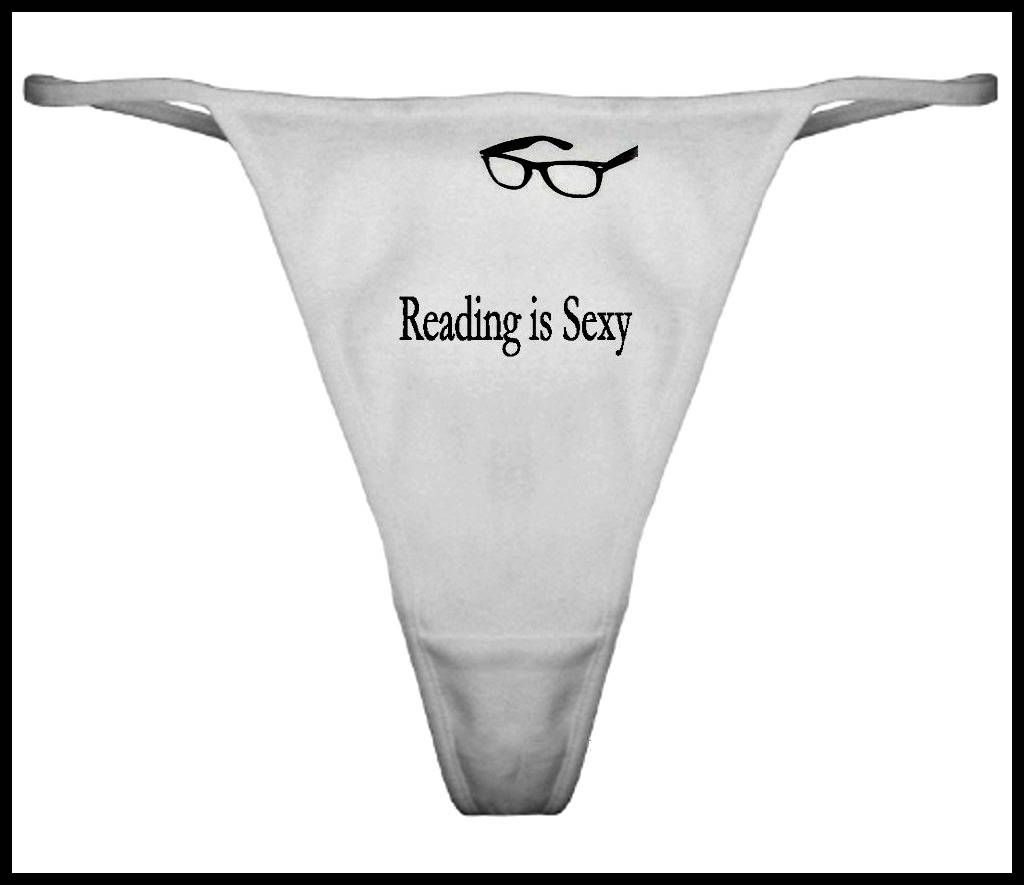 "Reading is sexy" underwear