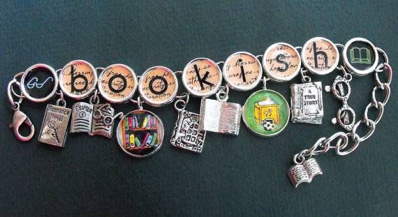 bookish charm bracelet