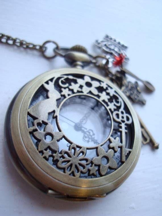 alice in wonderland pocket watch