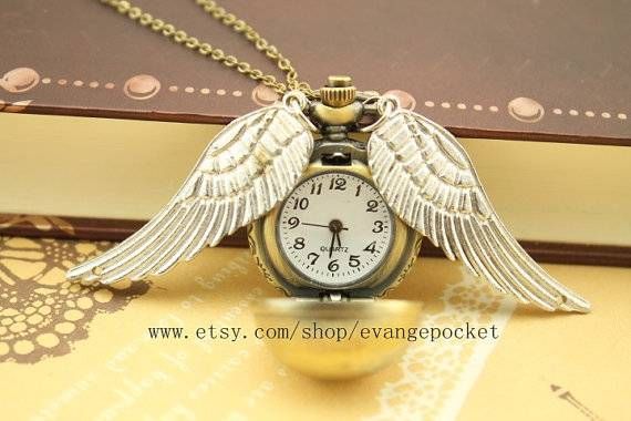 golden snitch pocket watch