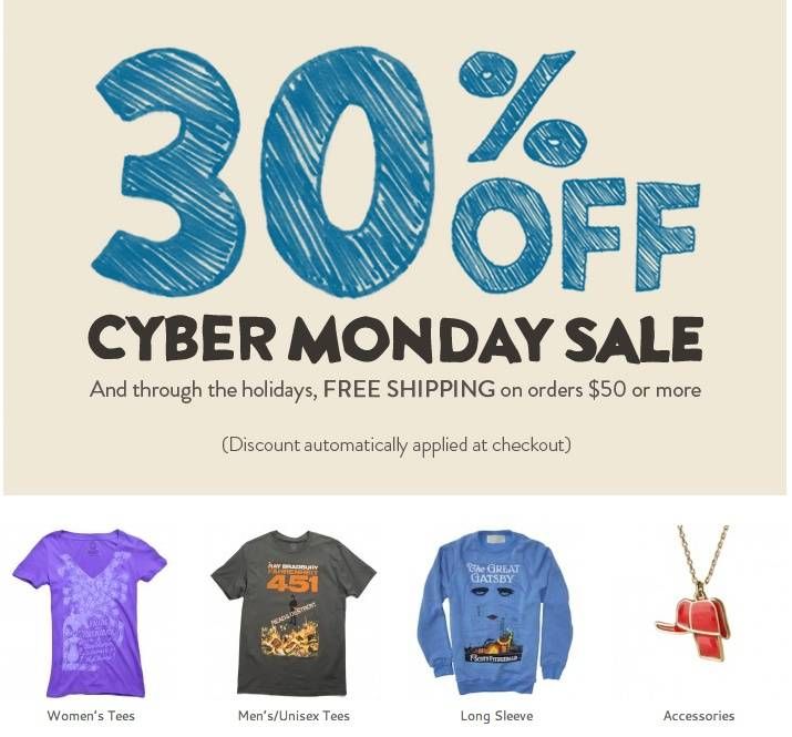 out of print cyber monday