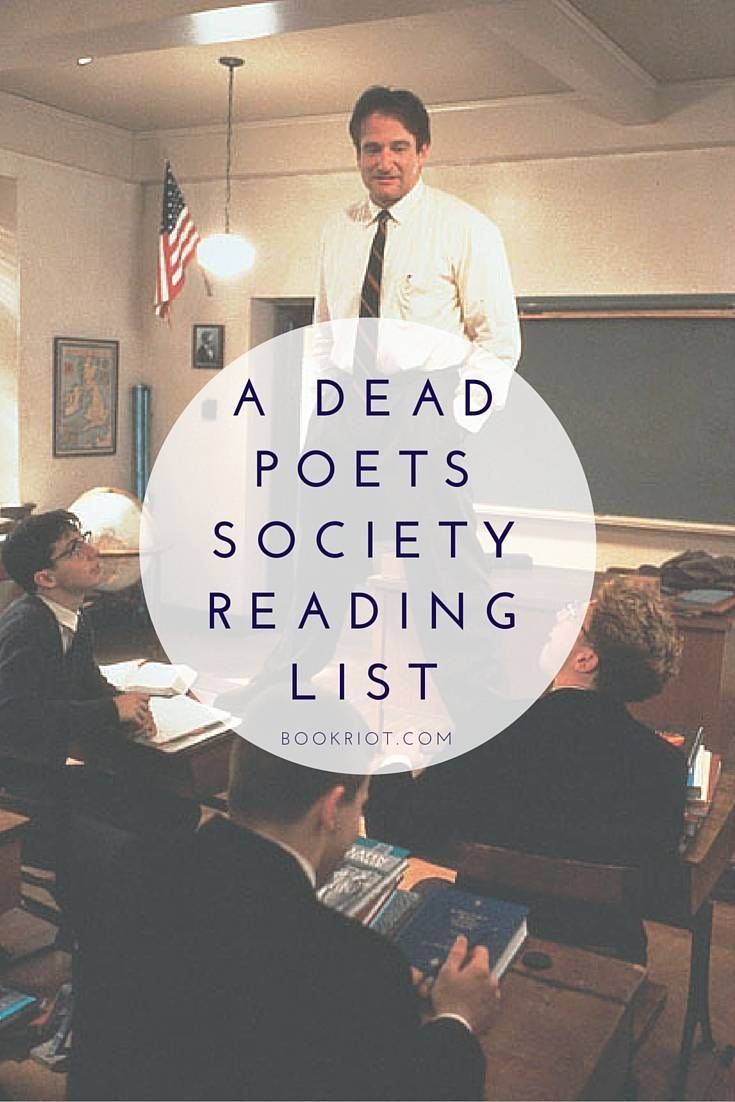 A  Dead Poets Society  Reading List - 37