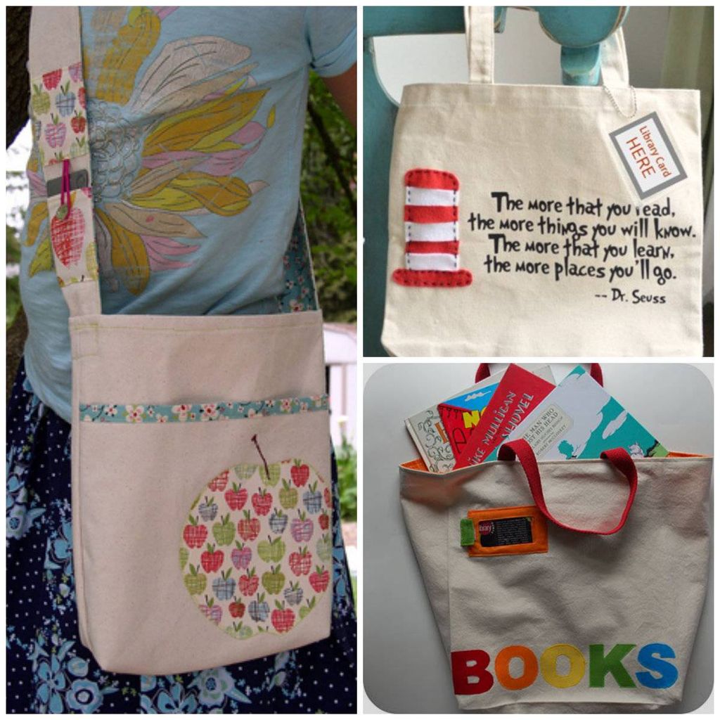 Bookish DIY Book Totes for Kids