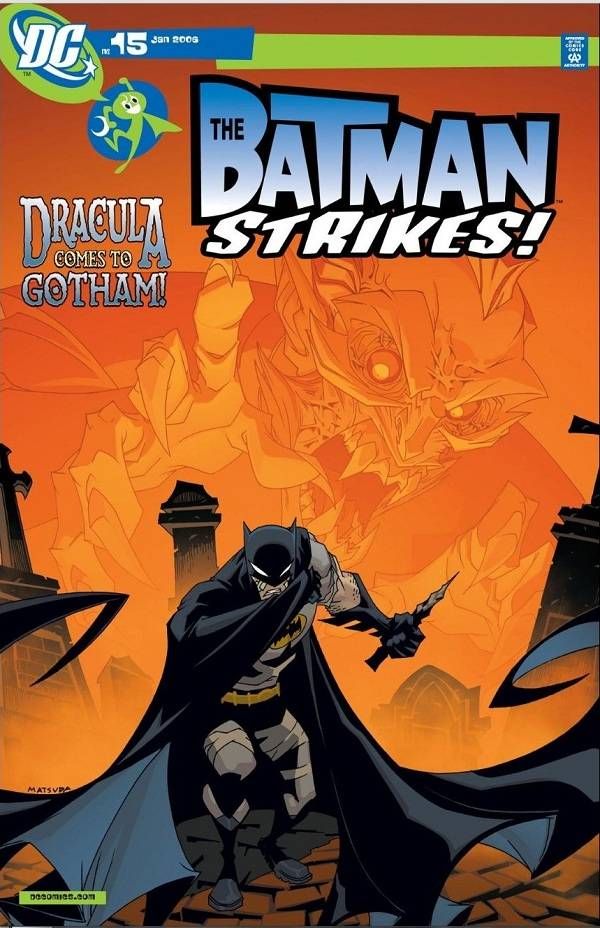 Dracula on a Batman cover.