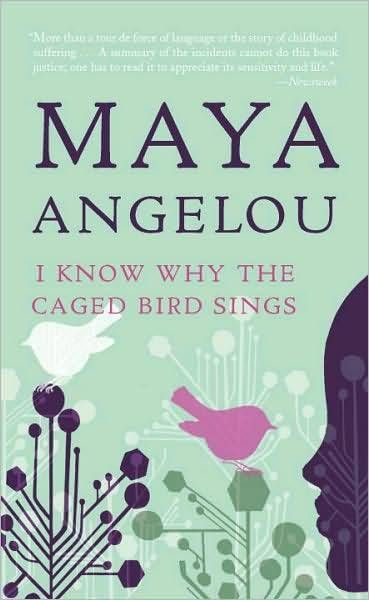 Book cover of i know why the caged bird sings by maya angelou