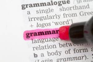 Grammar Dictionary Definition