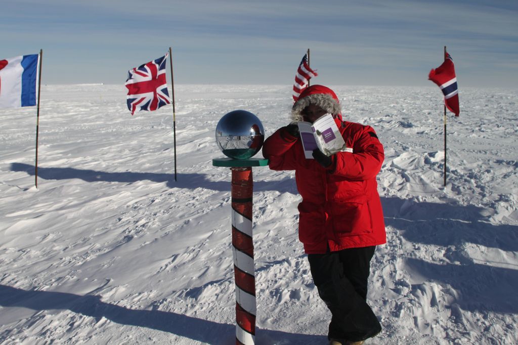 the south pole