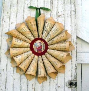 easy diy paper wreath