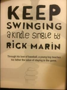 Baseball book ad from Kindle with Special Offers