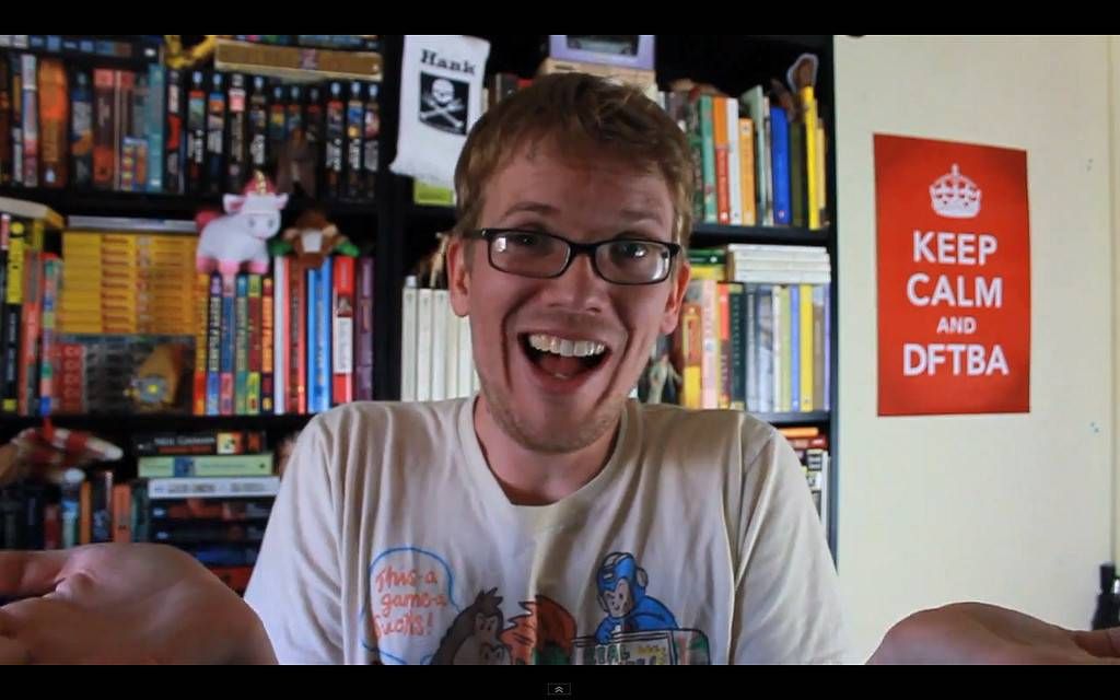 Hank Green's Bookshelves