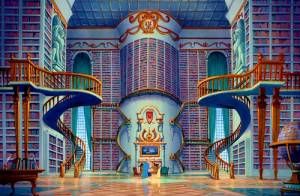 Library from Beauty and the Beast