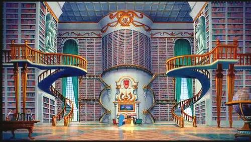 beauty-and-the-beast-library