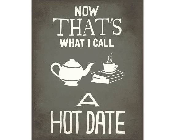 Hot date tea books