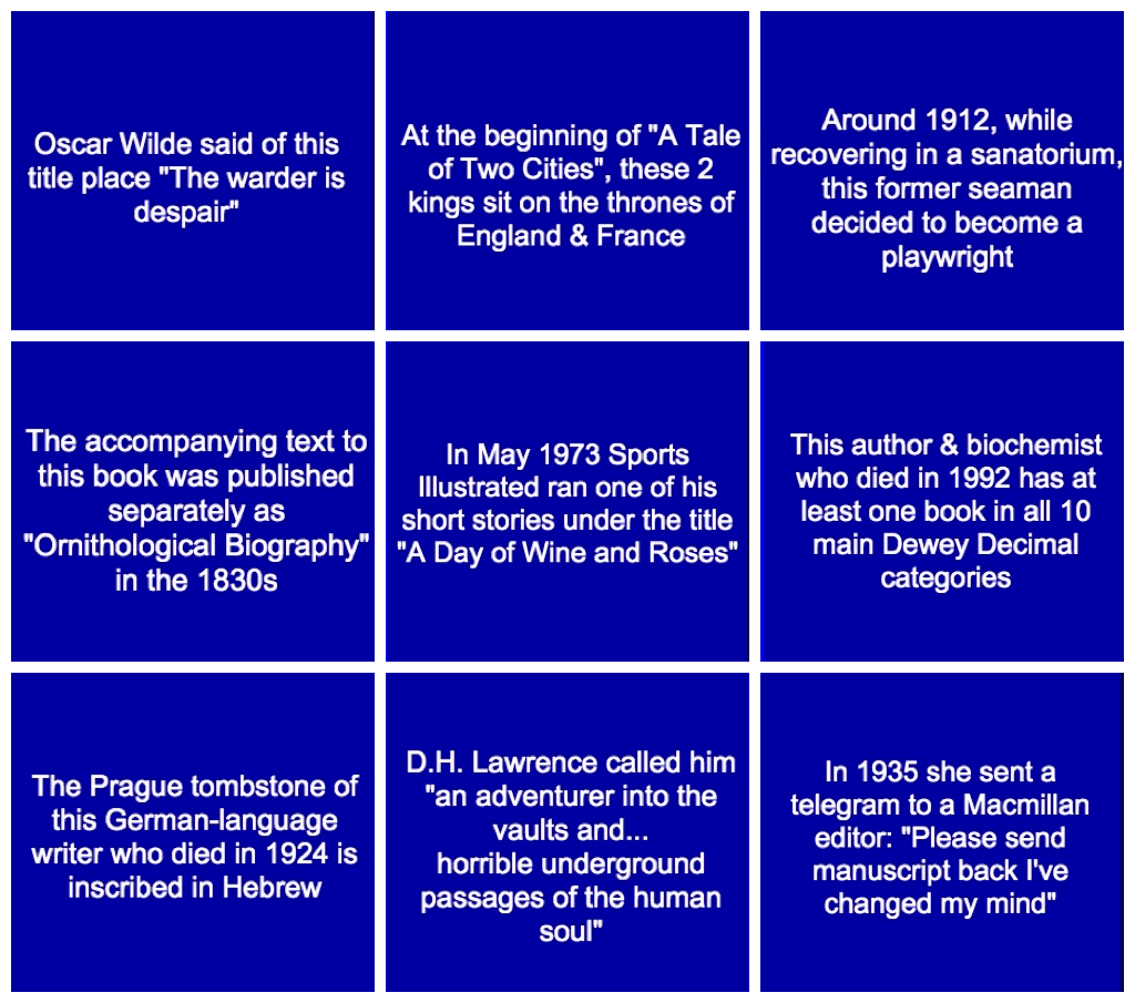 Can You Answer These Literary Questions From Jeopardy?
