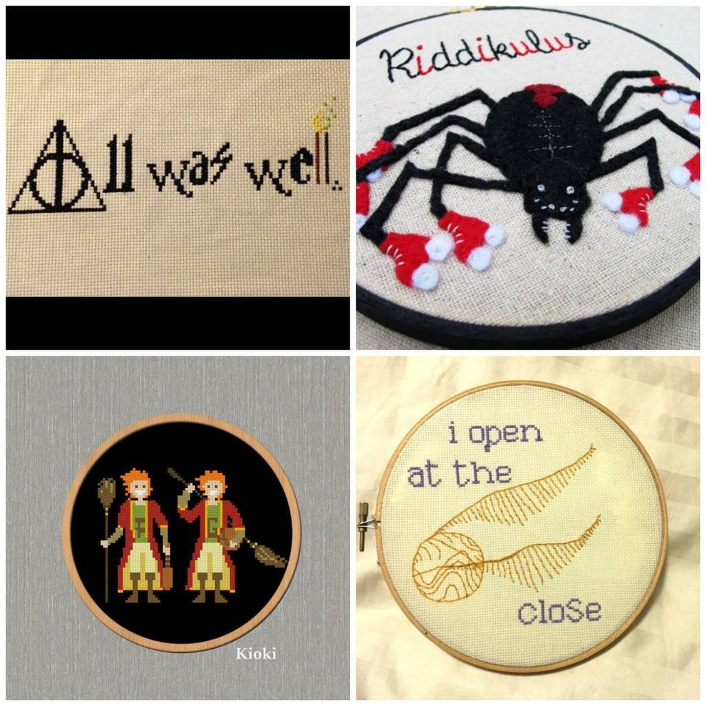Harry Potter Cross Stitch and Embroidery