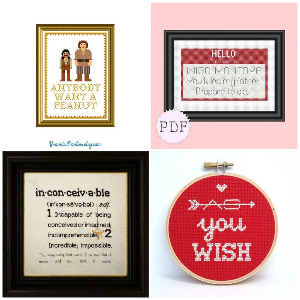 The Princess Bride Cross Stitch and Embroidery