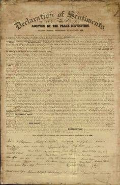 declaration of sentiments