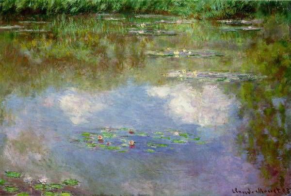 Water Lilies (With Clouds) by Claude Monet