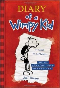 Diary of a wimpy kid book cover 