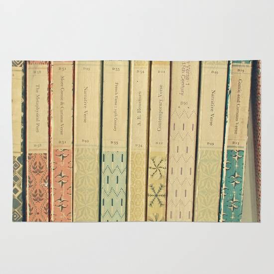 old books rug