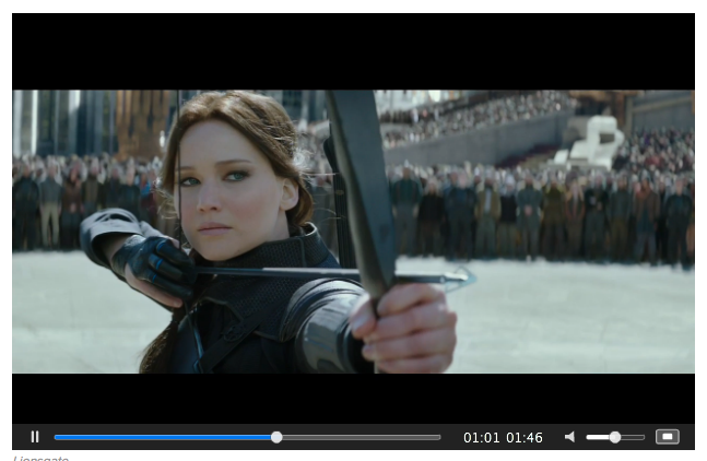 Mockingjay Part 2 screenshot of Katniss