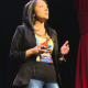 Marvel executive Sana Amanat giving a TED Talk