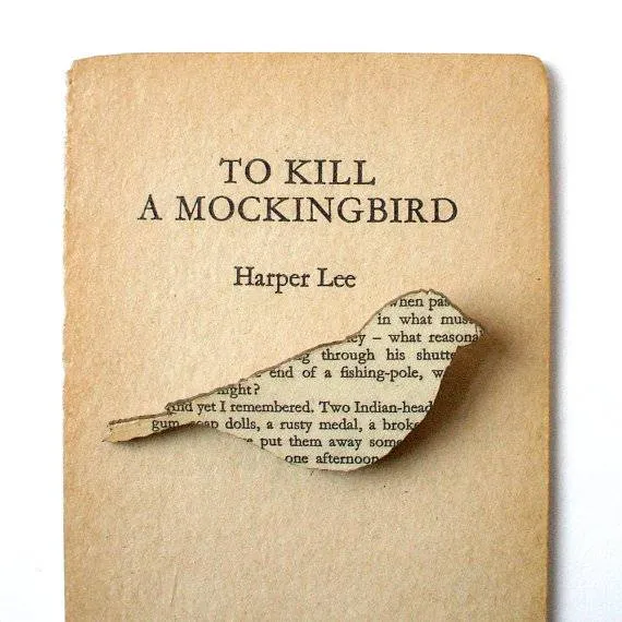TKAM text brooch