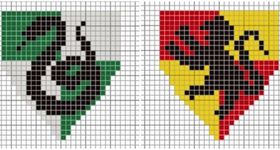 Wizardcraft: Cross-Stitch Your Hogwarts House Badge