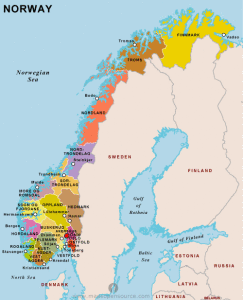 norway map via mapopensource