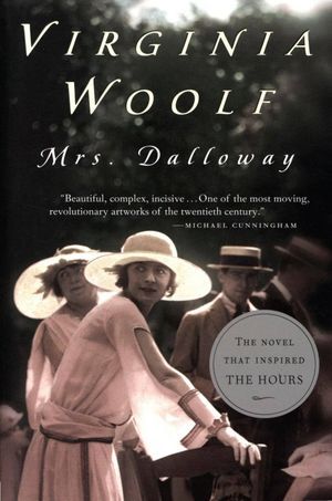 a graphic of the cover of mrs dalloway by virginia woolf
