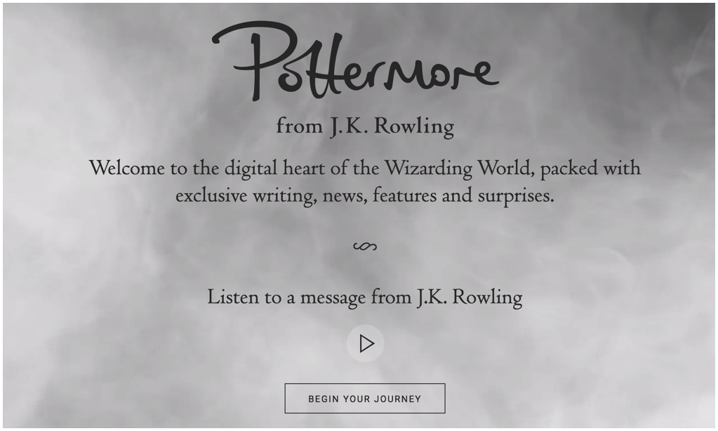 Pottermore - the digital heart of the Wizarding World - J.K. Rowling