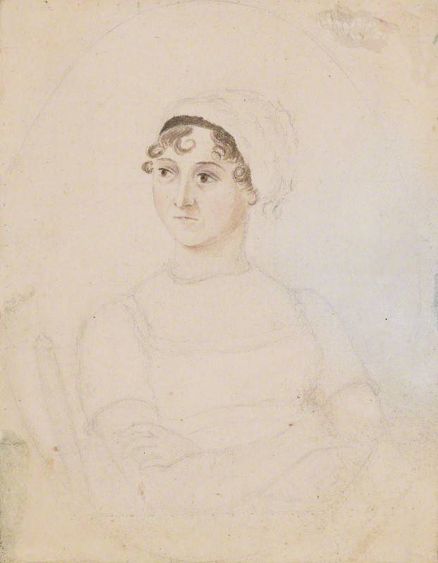 by Cassandra Austen, pencil and watercolour, circa 1810