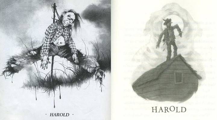 art inspired by the Scary Stories to Tell in the Dark book