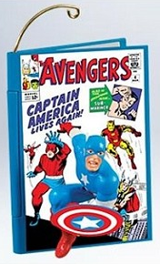 2011 Comic Book Heroes #4 - Captain America Hallmark ornament