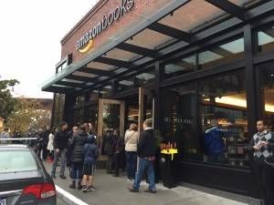 Amazon bookstore line 