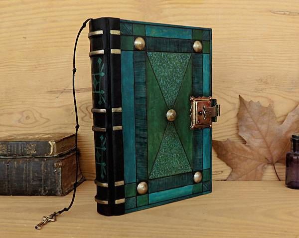 Locking Leather Journal