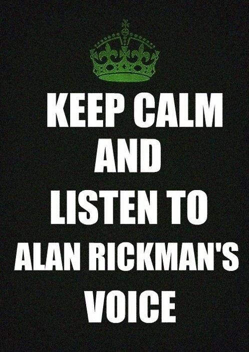 keep calm alan rickman