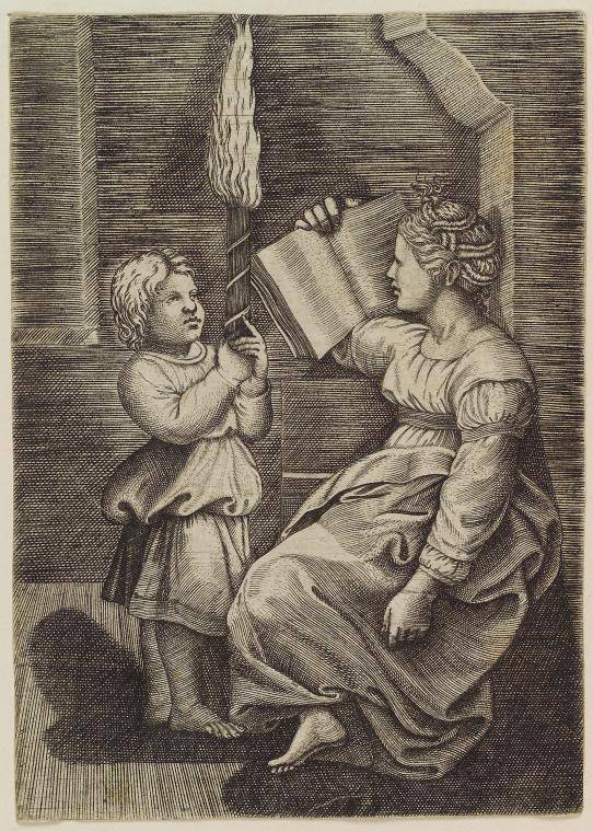 A Sibyl Reading - Raphael