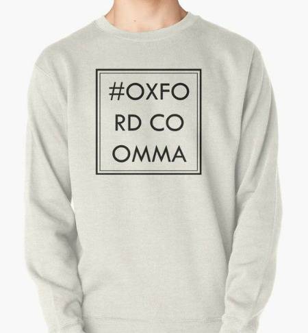 comma sweatshirt